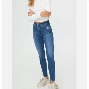 AGOLDE Mid Rise Ankle in Tame
